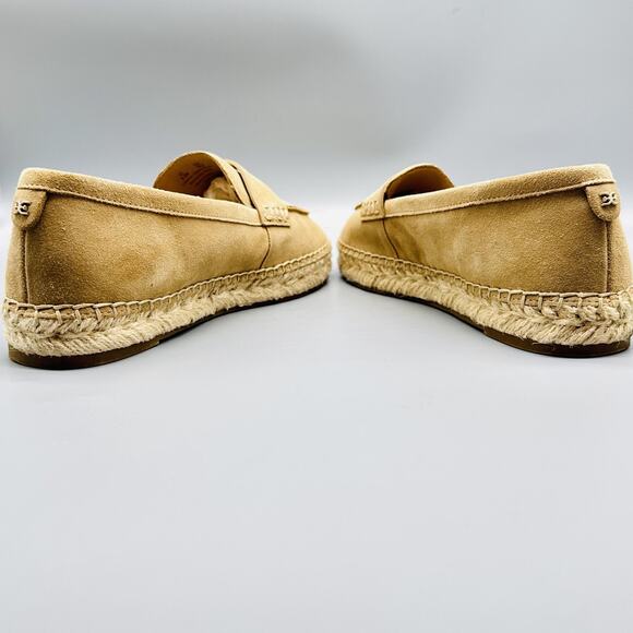 Sam Edelman Shoes Womens 6.5 Brown Suede Kai Espadrille Penny Loafer Slip On - Picture 6 of 10